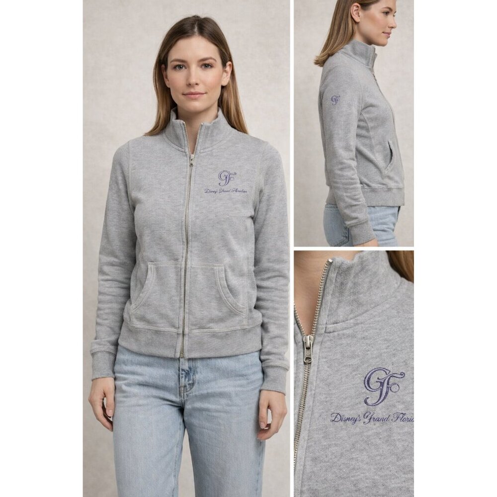 ✨ Vintage Disney Parks Grand Floridian Zip Cardigan ✨ US XS